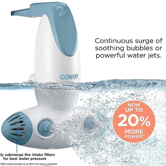 Conair Portable Bath Spa with Dual Hydro Jets for Tub, Bath Spa Jet for Tub new - Picture 4 of 9